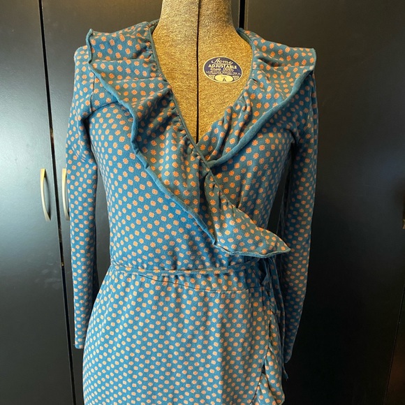 Matilda Jane Reunion Wrap Ruffle Dress Size Medium - Picture 4 of 8